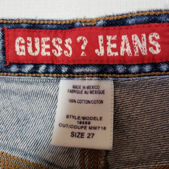 Guess Jean Skirt 27/21” excellent condition - Picture 3 of 3